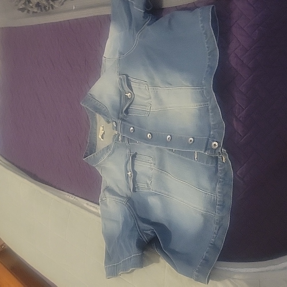 Short Sleeve Denim Jacket